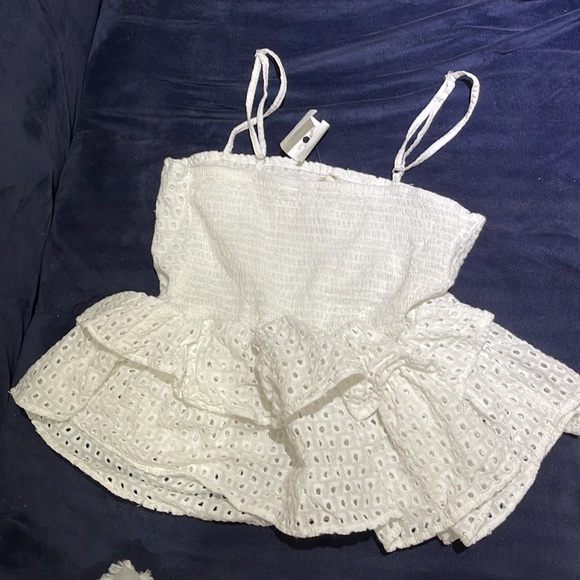 Rebellion again top, white lace, brand new with tags - Picture 2 of 2